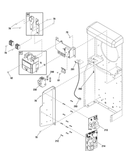 Circuit Board And Breaker Group Diagram and Parts List for 071094-01  Briggs and Stratton Generator